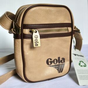 GOLA Washington Classics 70s Archive Mini Crossbody Bag Mens Brown Travel Retro